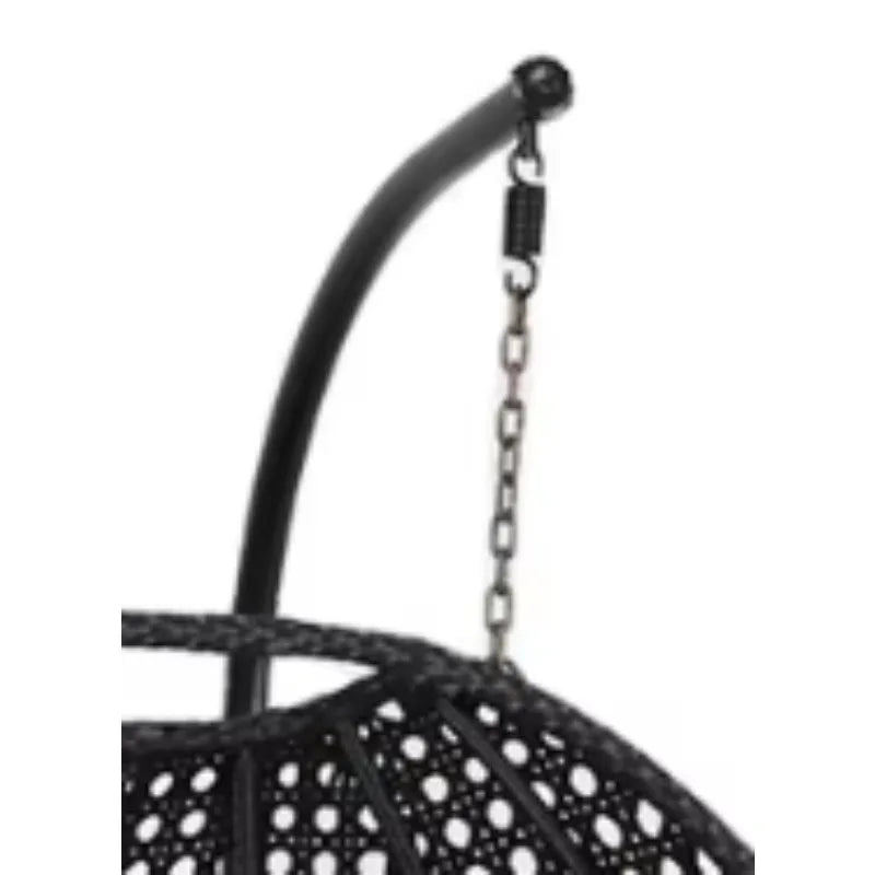 2026 Double Hammock Swing Chair With Stand - Outdoor Hanging Rattan  Chair, Garden Leisure Seat